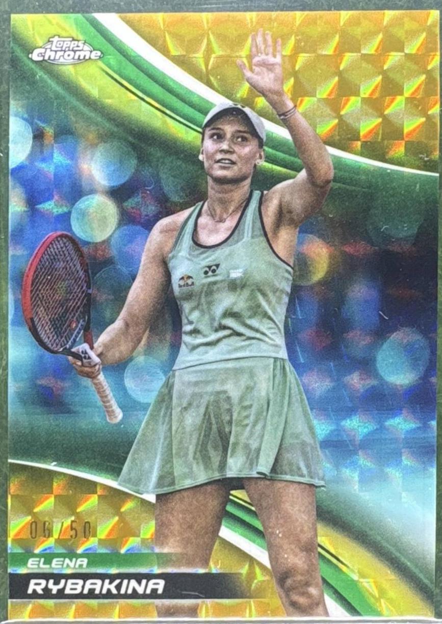 Elena Rybakina [Gold Geometric Refractor] #4