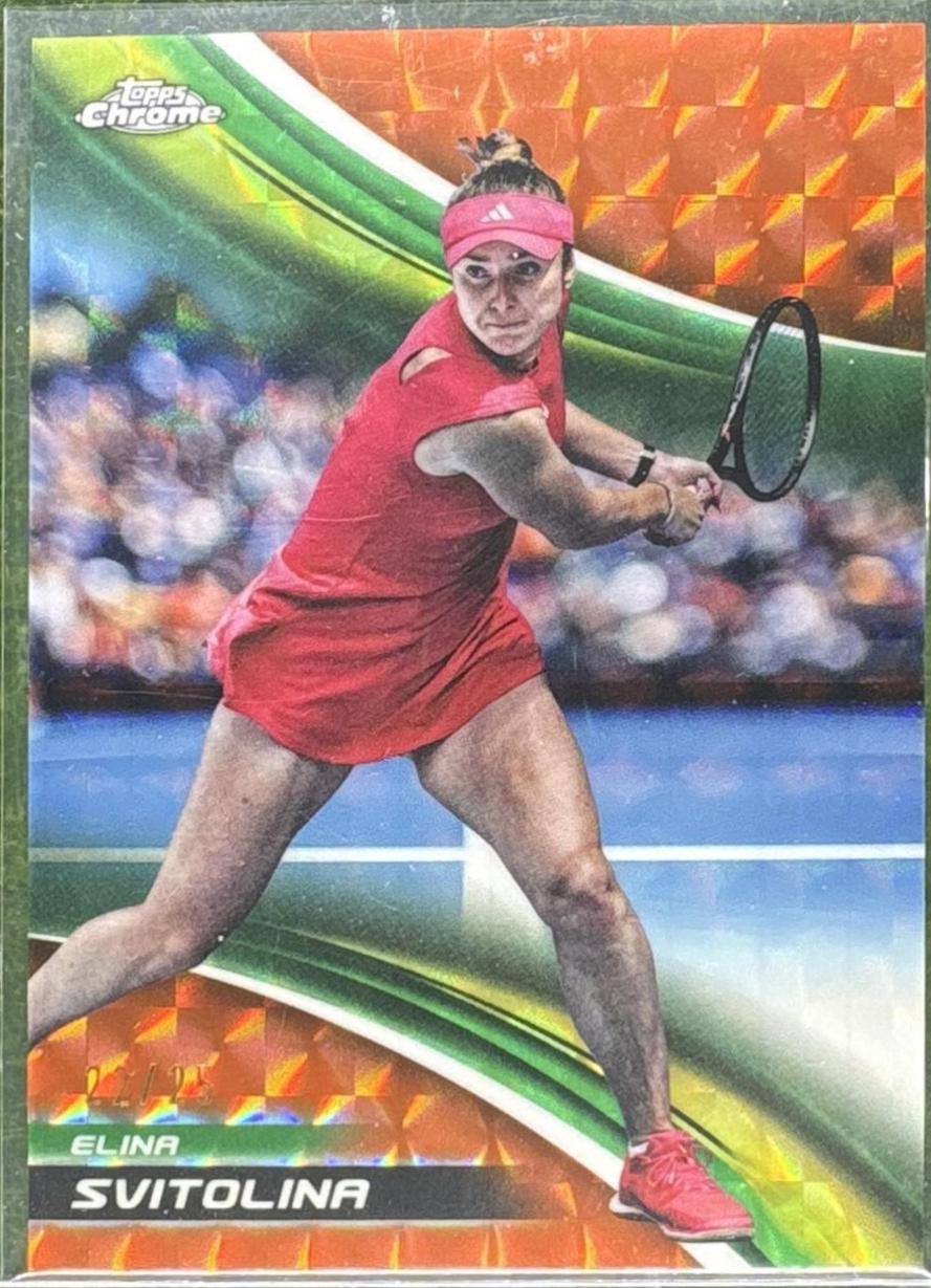 Elina Svitolina [Orange Geometric Refractor] #41