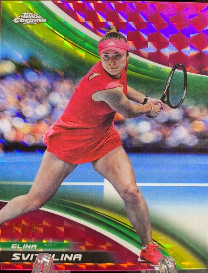 Elina Svitolina [Pink Geometric Refractor] #41