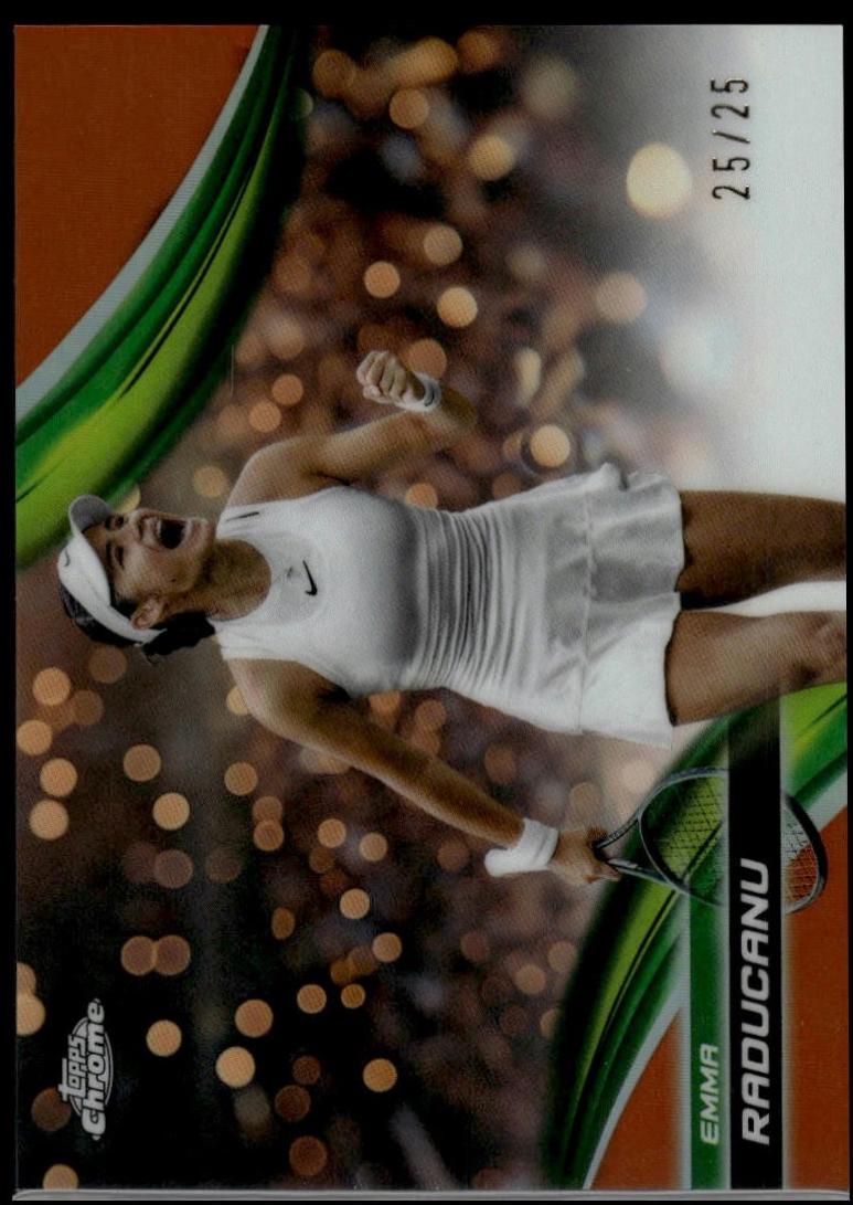 Emma Raducanu [Orange Refractor] #79