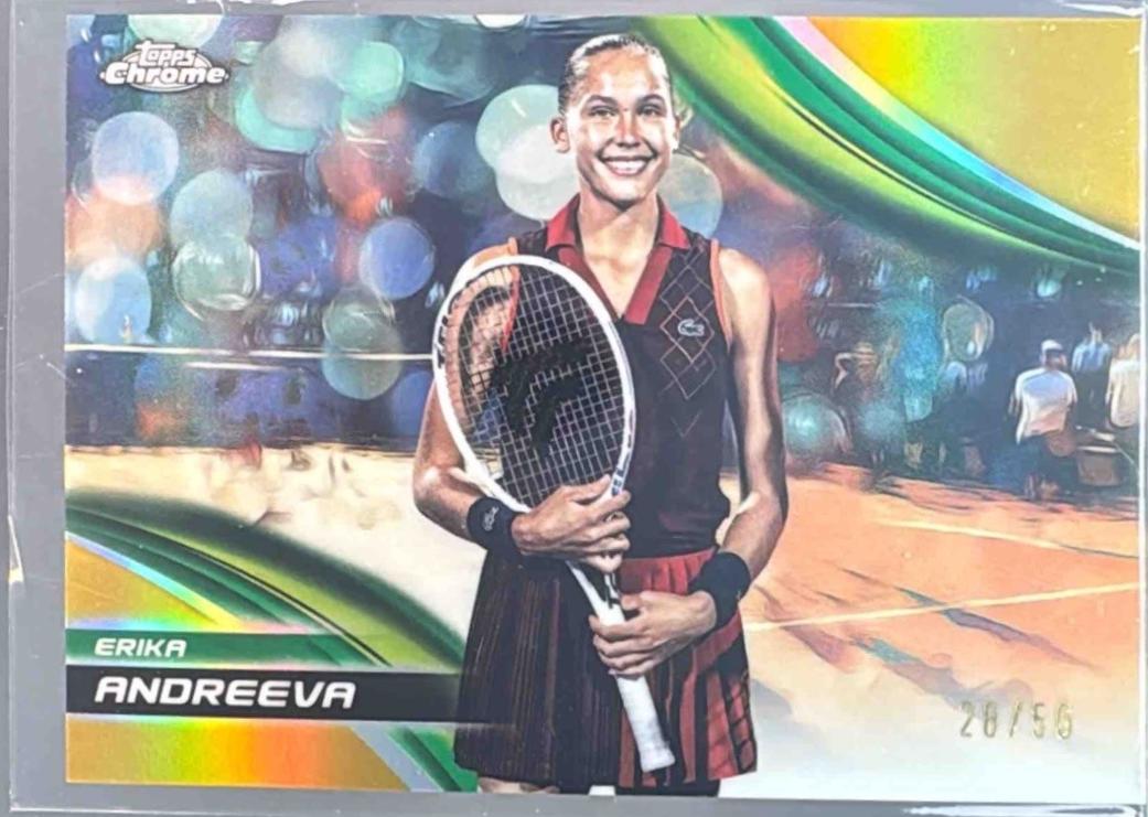 Erika Andreeva [Gold Refractor] #91