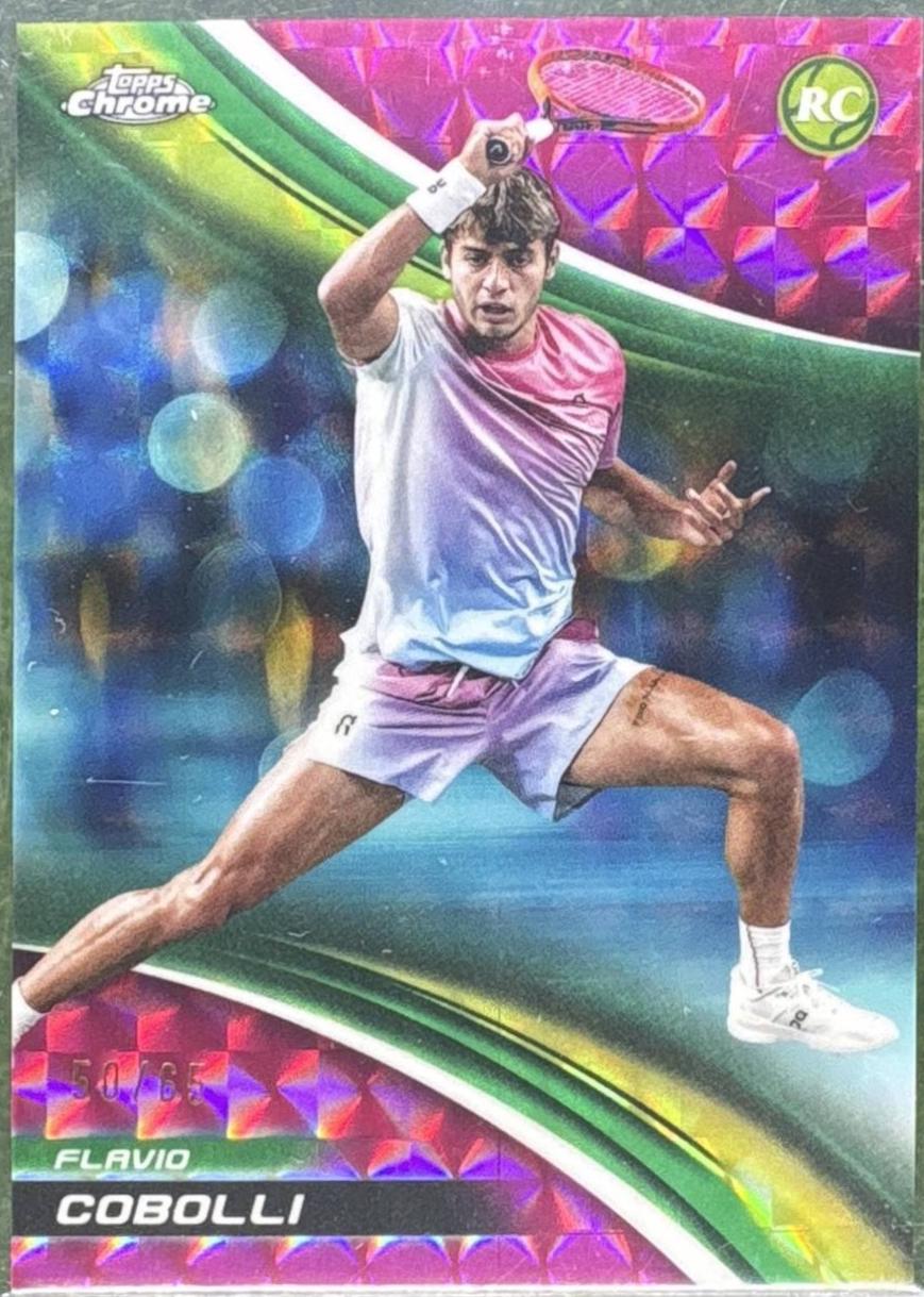 Flavio Cobolli [Pink Geometric Refractor] #48