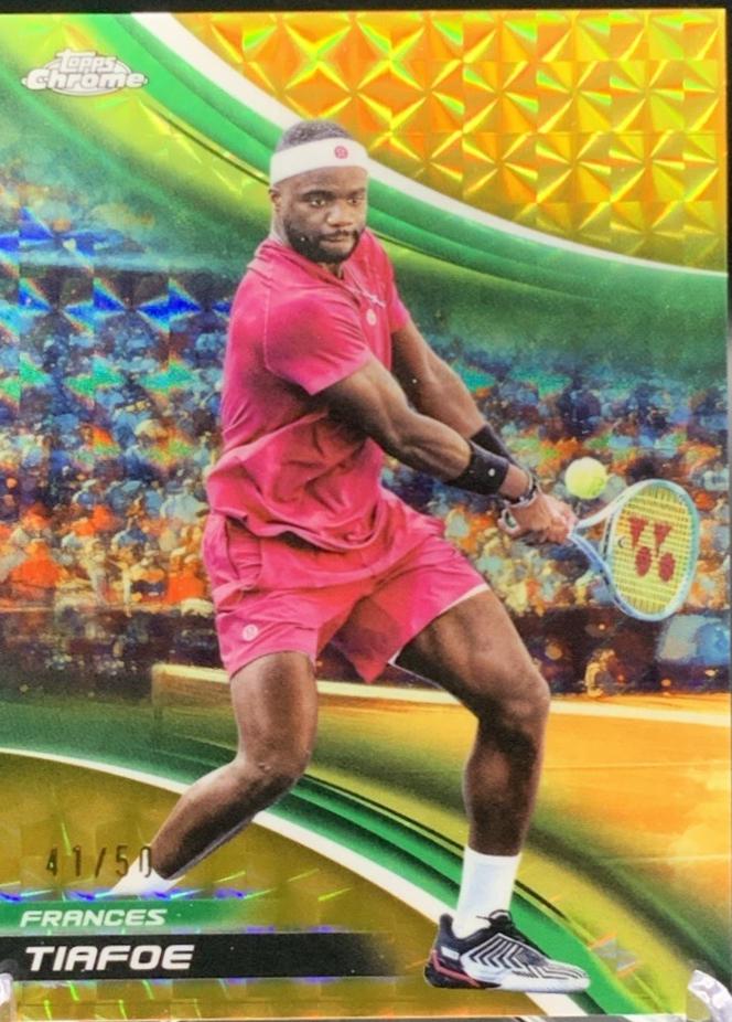 Frances Tiafoe [Gold Geometric Refractor] #22