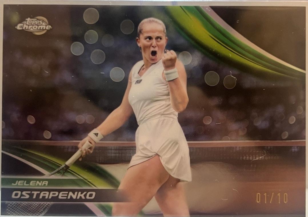 Jelena Ostapenko [Black Refractor] #23