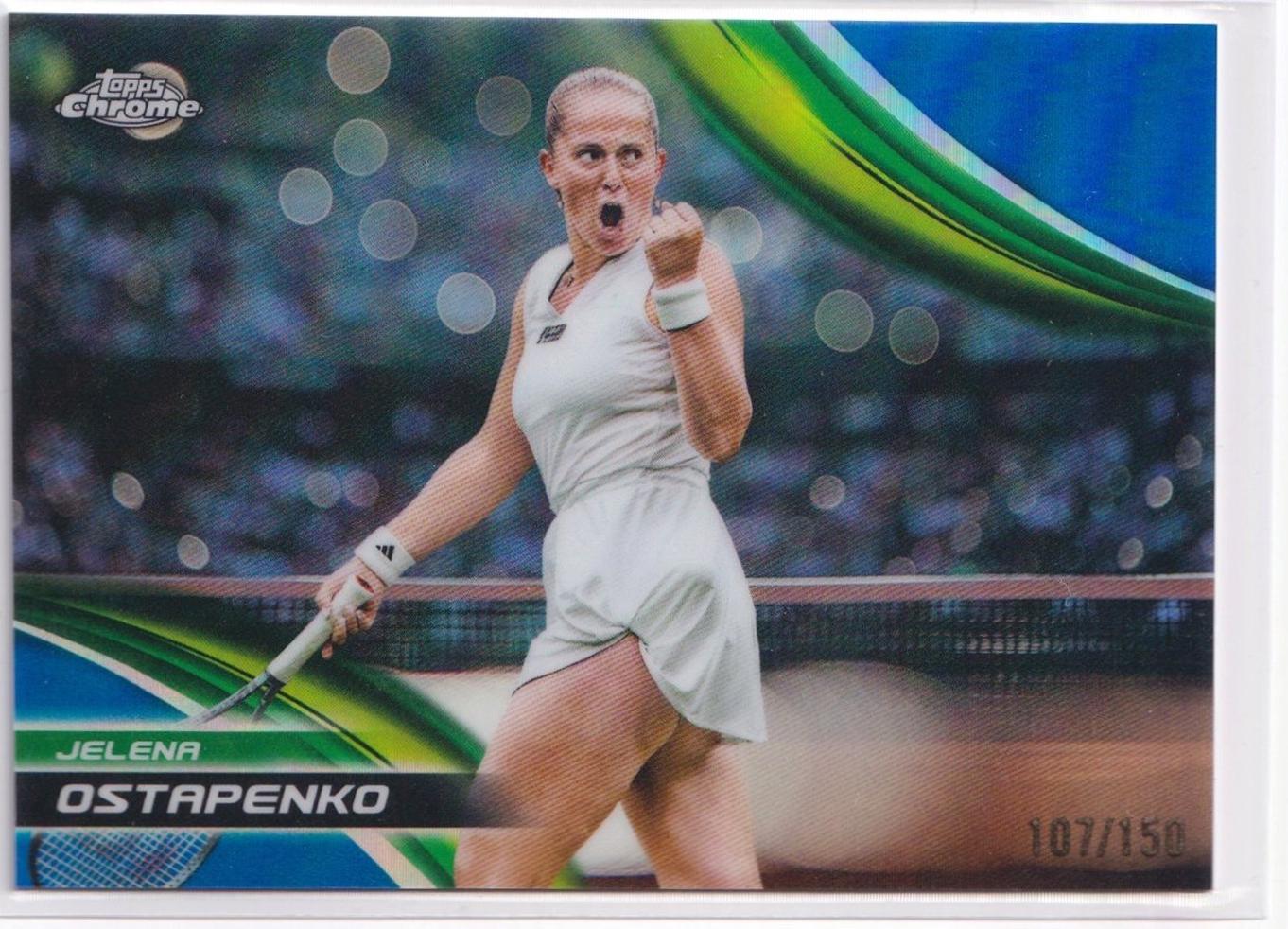 Jelena Ostapenko [Blue Refractor] #23