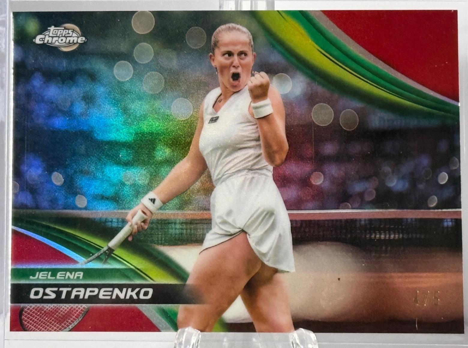 Jelena Ostapenko [Red Refractor] #23