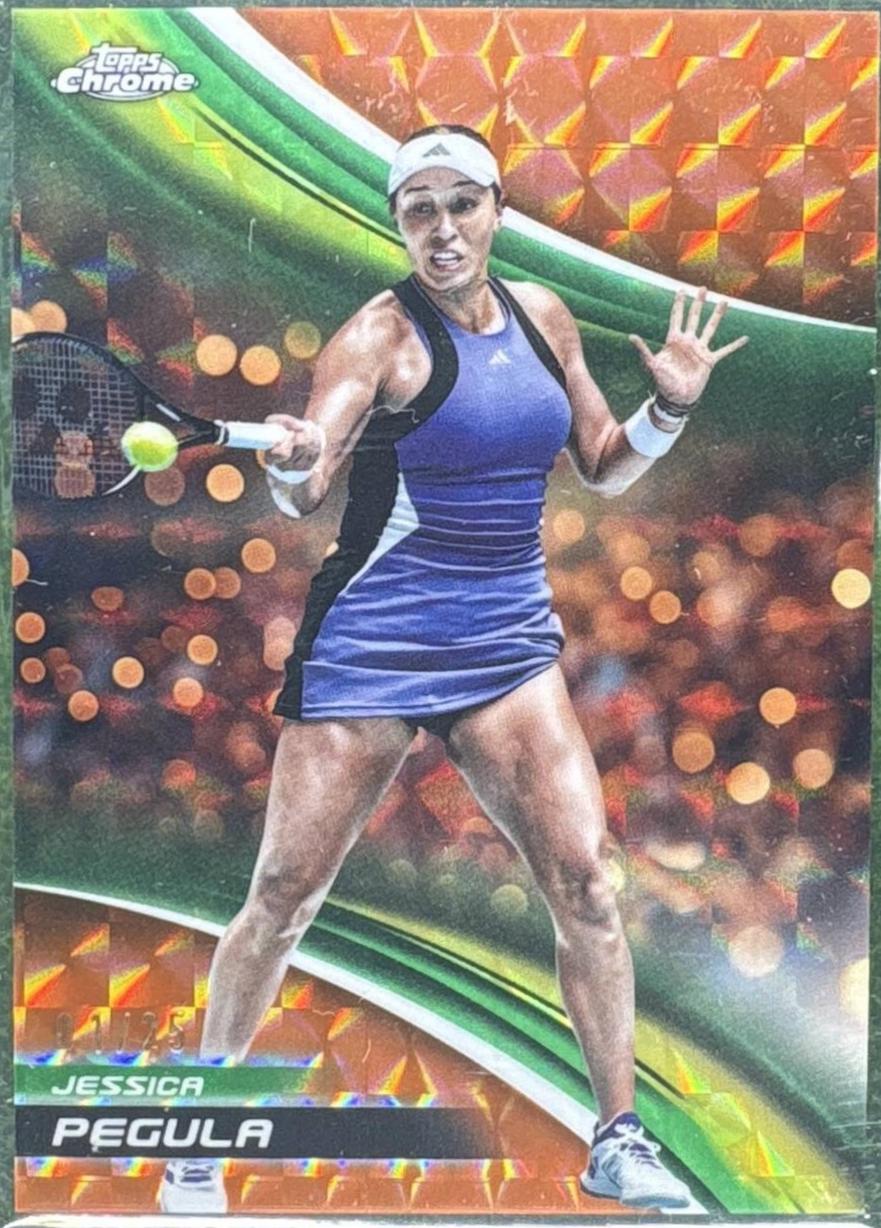 Jessica Pegula [Orange Geometric Refractor] #2