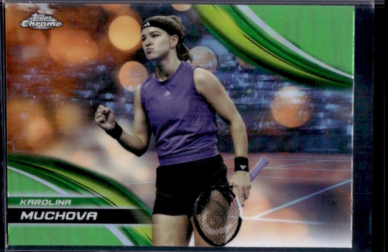 Karolina Muchova [Lime Green Refractor] #39