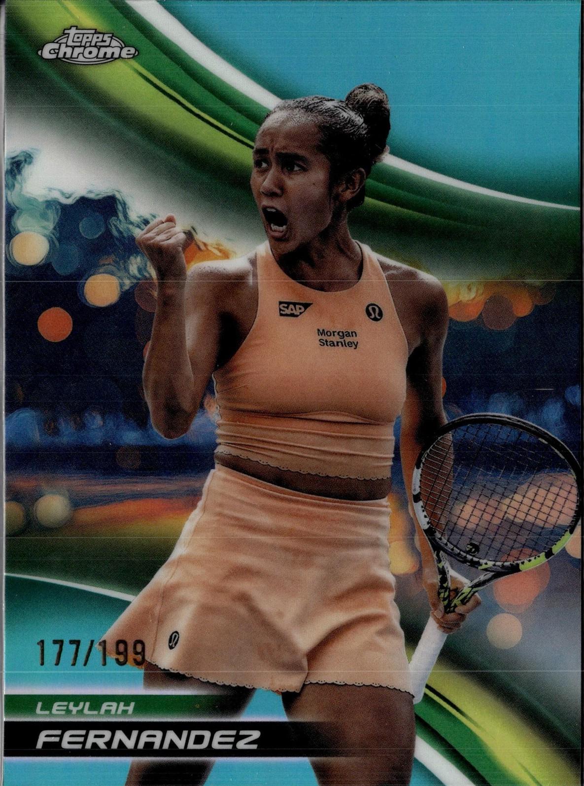 Leylah Fernandez [Aqua Refractor] #53