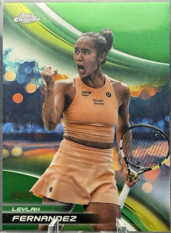 Leylah Fernandez [Green Refractor] #53