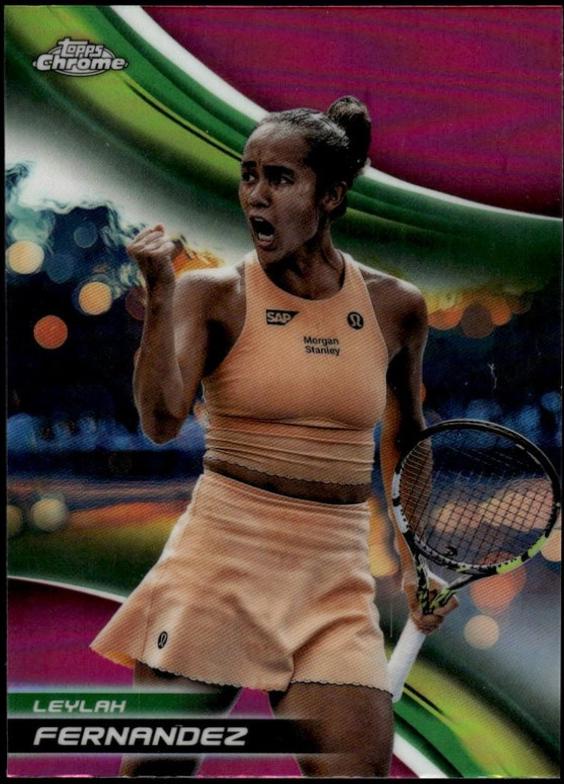 Leylah Fernandez [Pink Refractor] #53