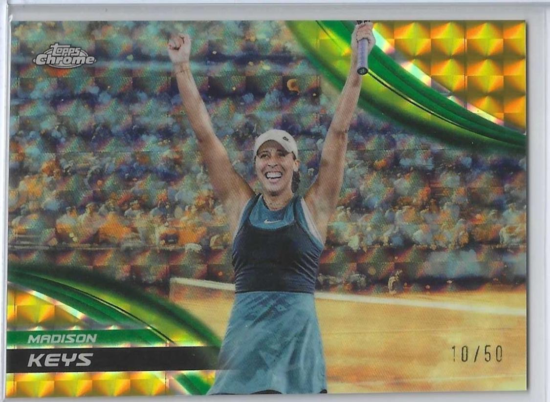 Madison Keys [Gold Geometric Refractor] #33