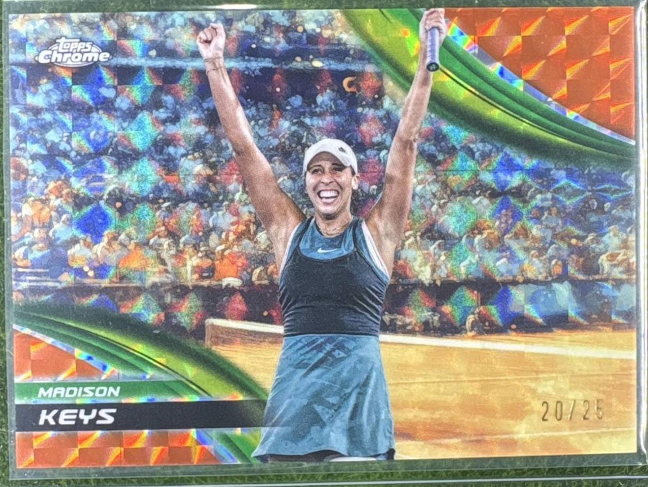 Madison Keys [Orange Geometric Refractor] #33