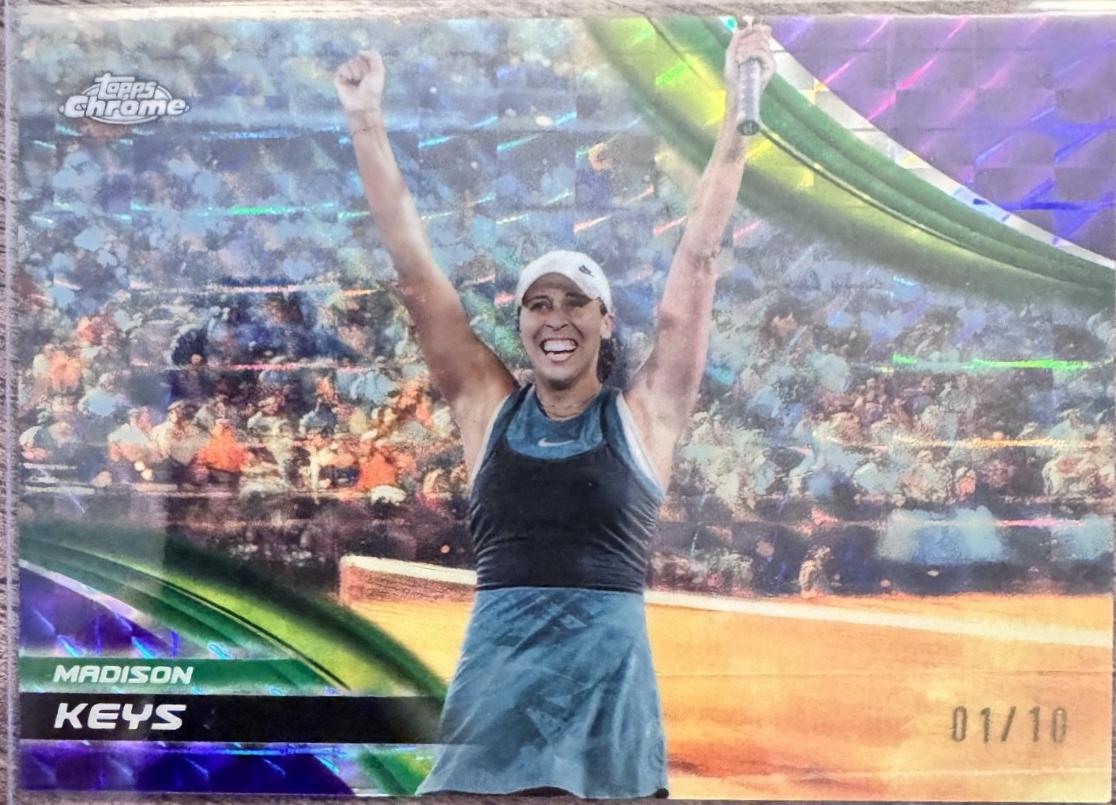 Madison Keys [Purple Geometric Refractor] #33