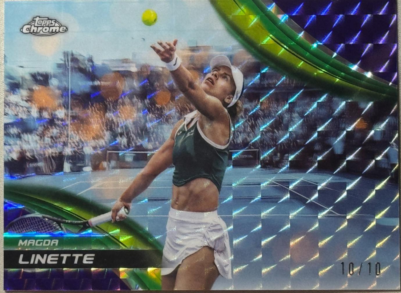 Magda Linette [Purple Geometric Refractor] #60