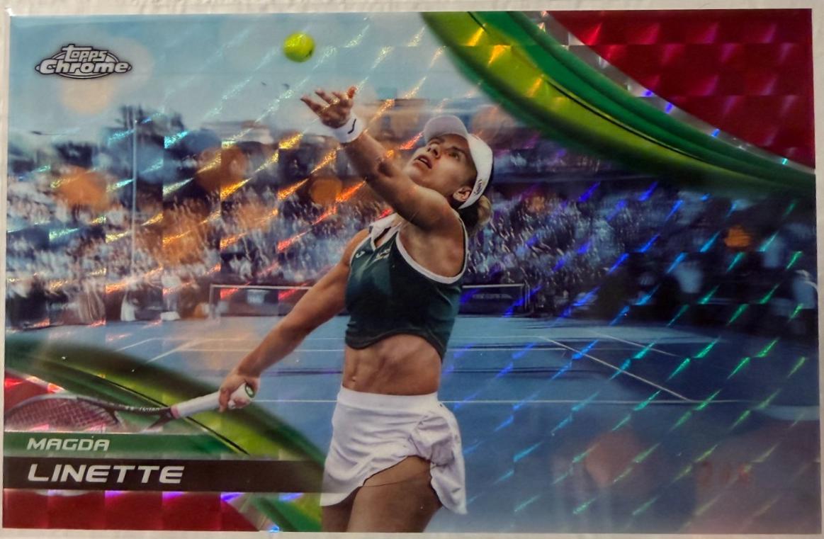 Magda Linette [Red Geometric Refractor] #60