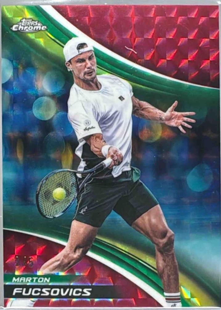 Marton Fucsovics [Red Geometric Refractor] #115