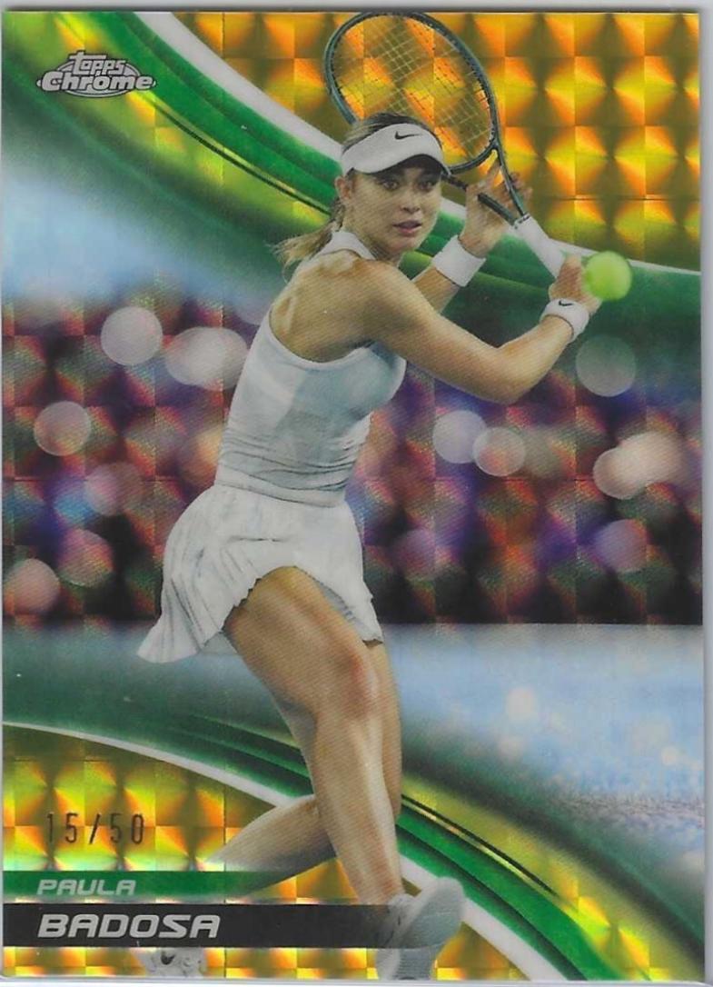 Paula Badosa [Gold Geometric Refractor] #21