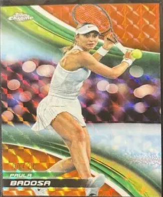 Paula Badosa [Orange Geometric Refractor] #21