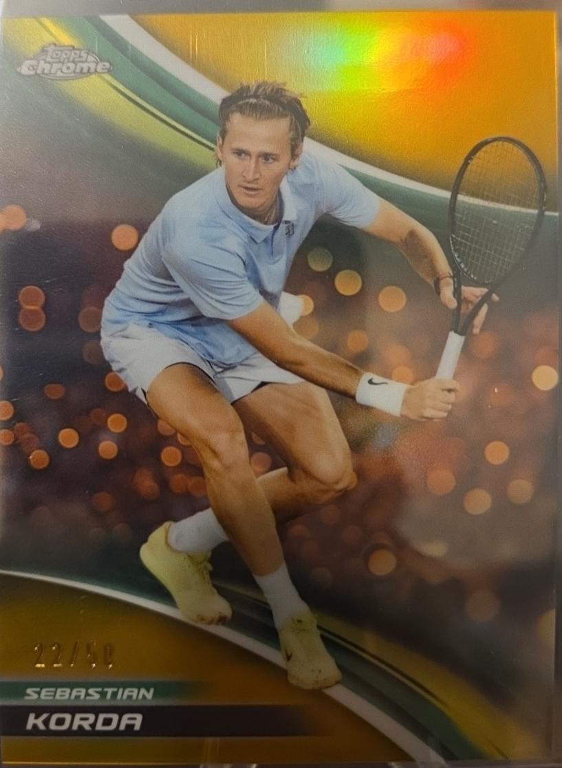 Sebastian Korda [Gold Refractor] #35