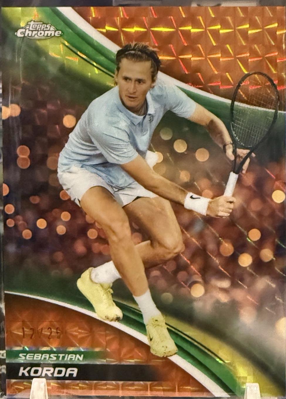 Sebastian Korda [Orange Geometric Refractor] #35