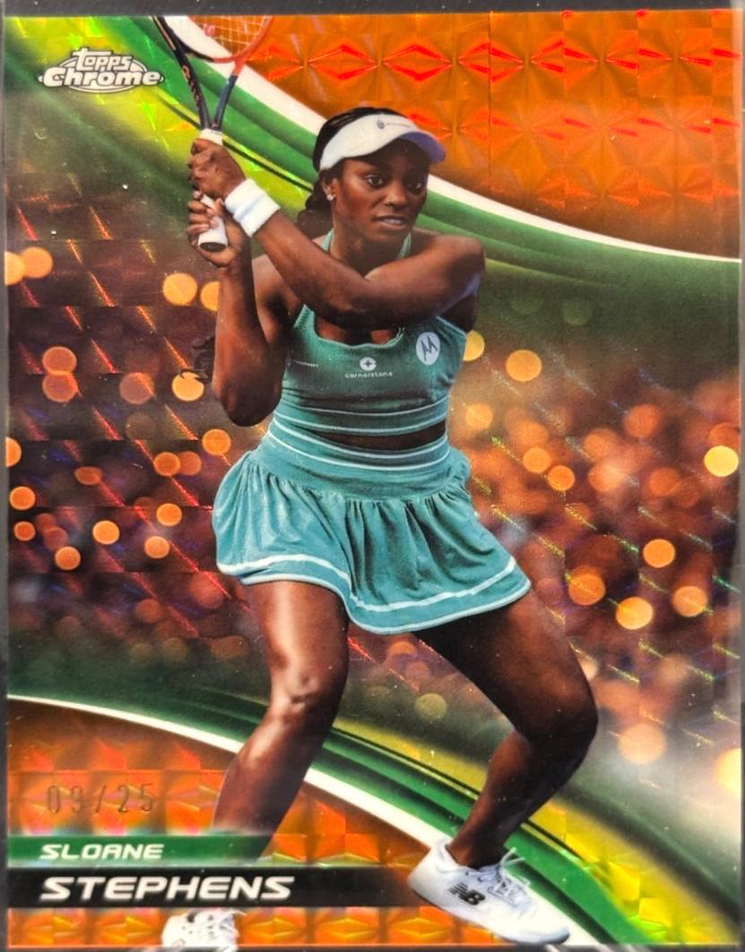 Sloane Stephens [Orange Geometric Refractor] #102