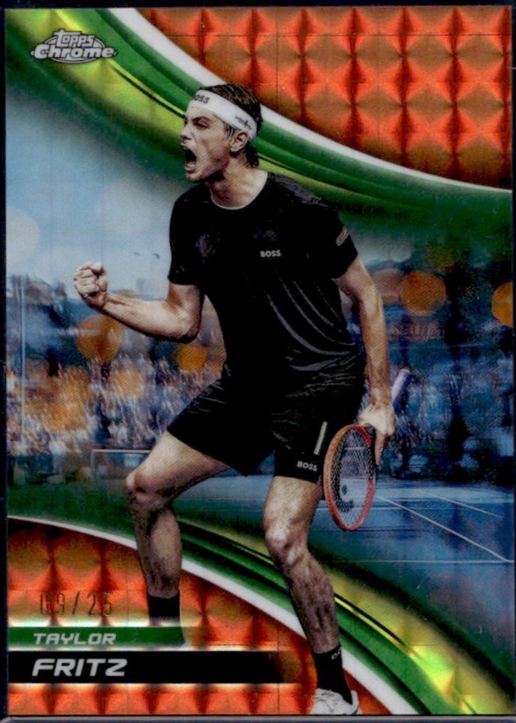 Taylor Fritz [Orange Geometric Refractor] #5
