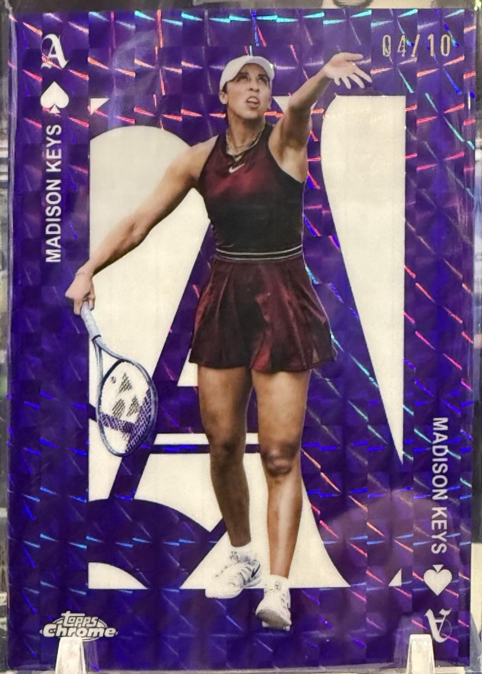 Madison Keys [Purple Geometric] #ACE-17