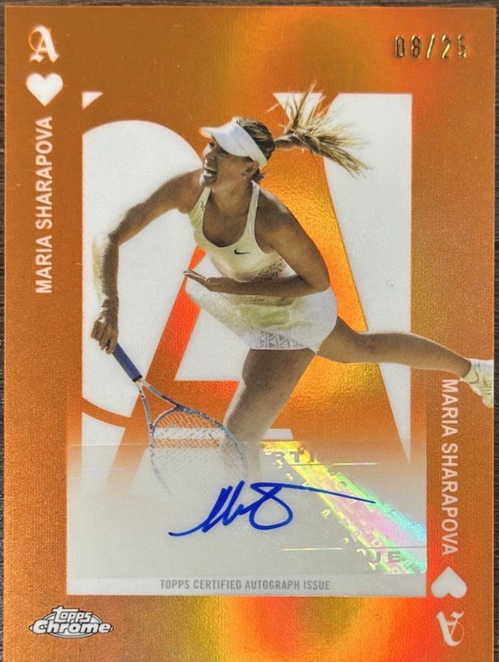 Maria Sharapova [Orange Refractor] #AA-MA