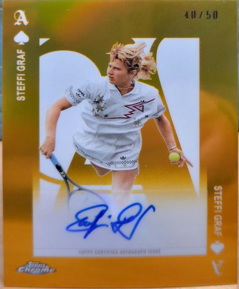 Steffi Graf [Gold Refractor] #AA-SG