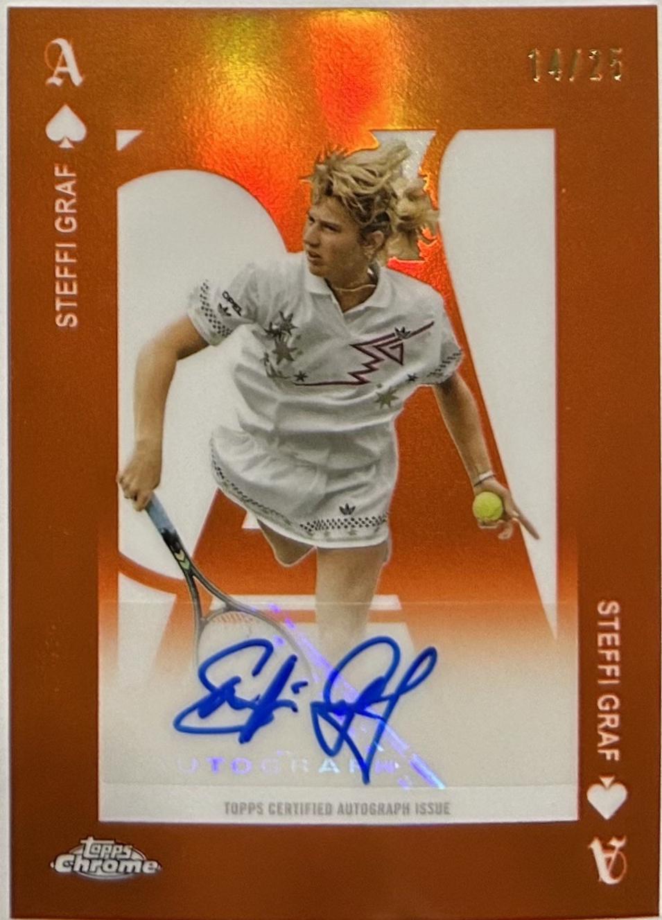 Steffi Graf [Orange Refractor] #AA-SG