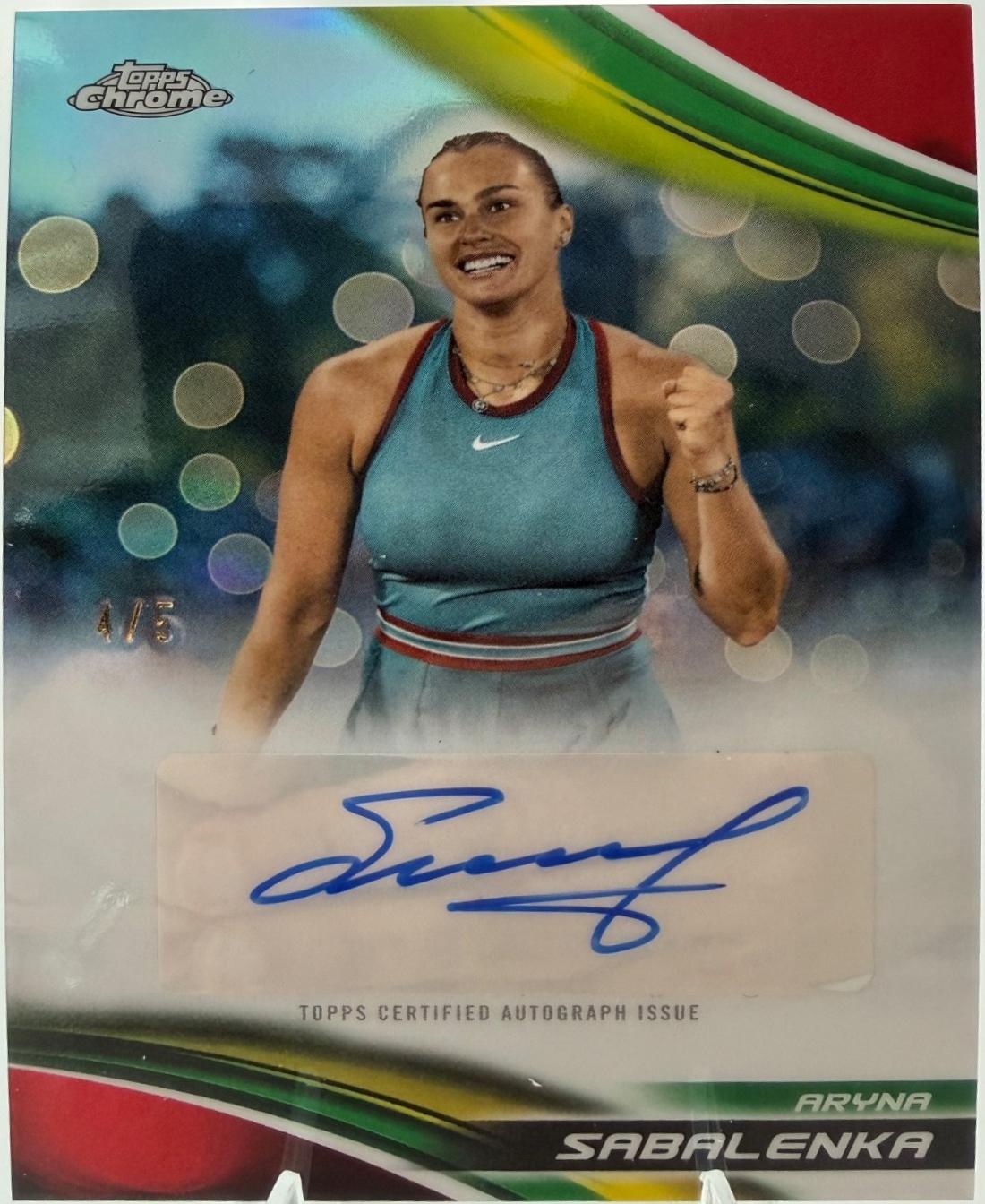 Aryna Sabalenka [Red Refractor] #CA-ASA