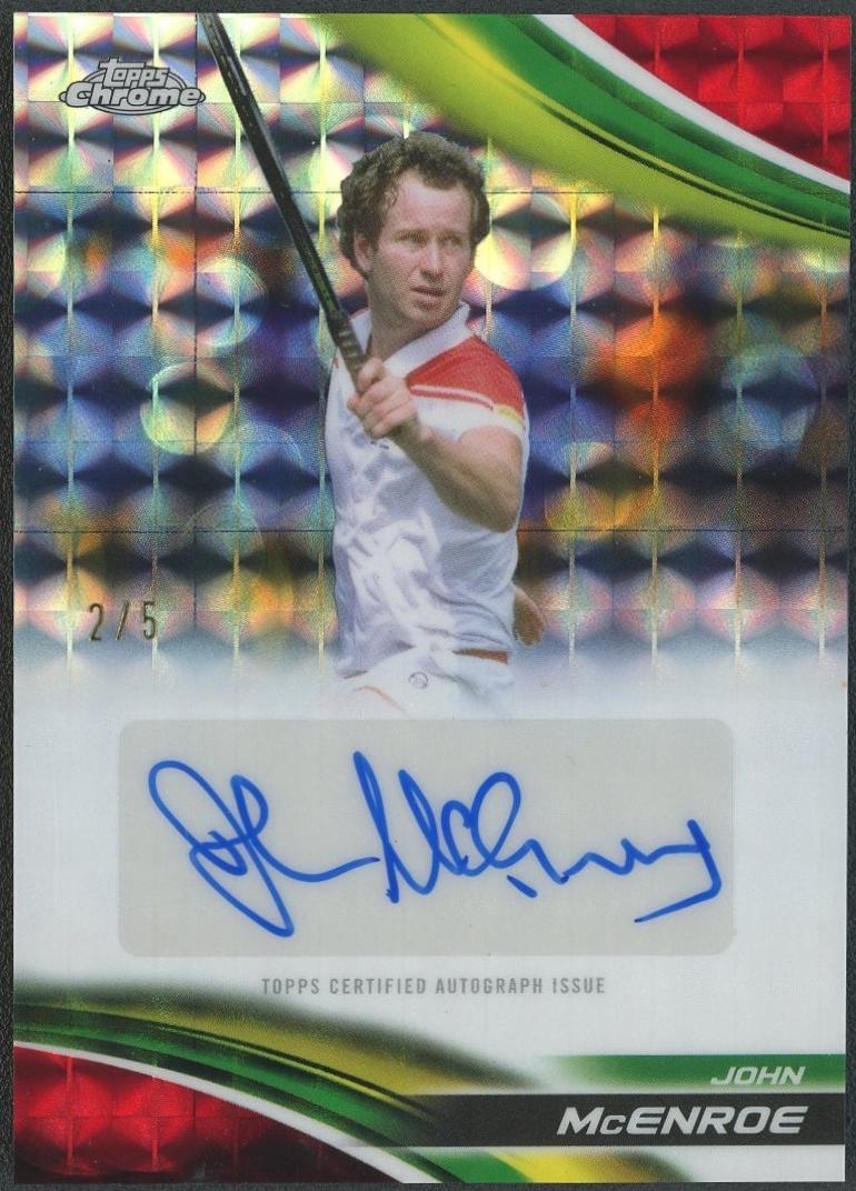 John McEnroe [Red Geometric Refractor] #CA-JME