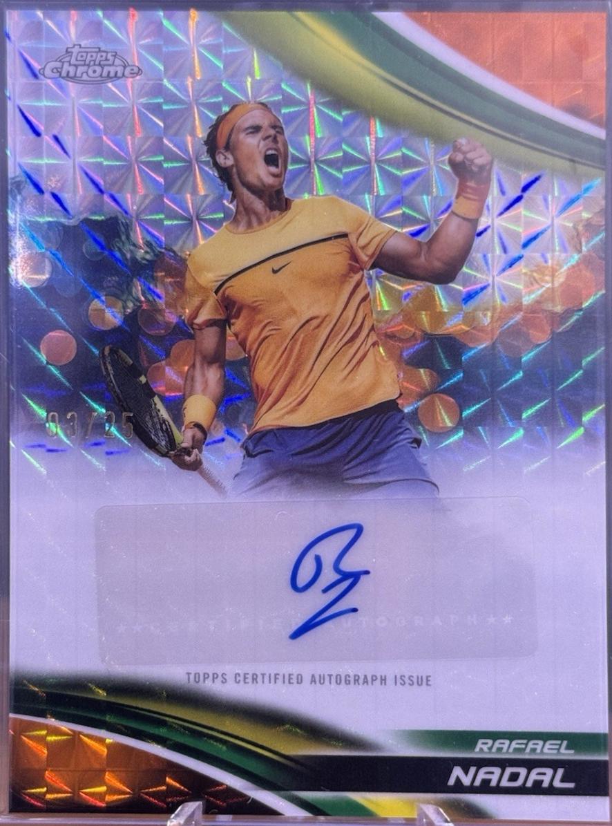 Rafael Nadal [Orange Refractor] #CA-RNL