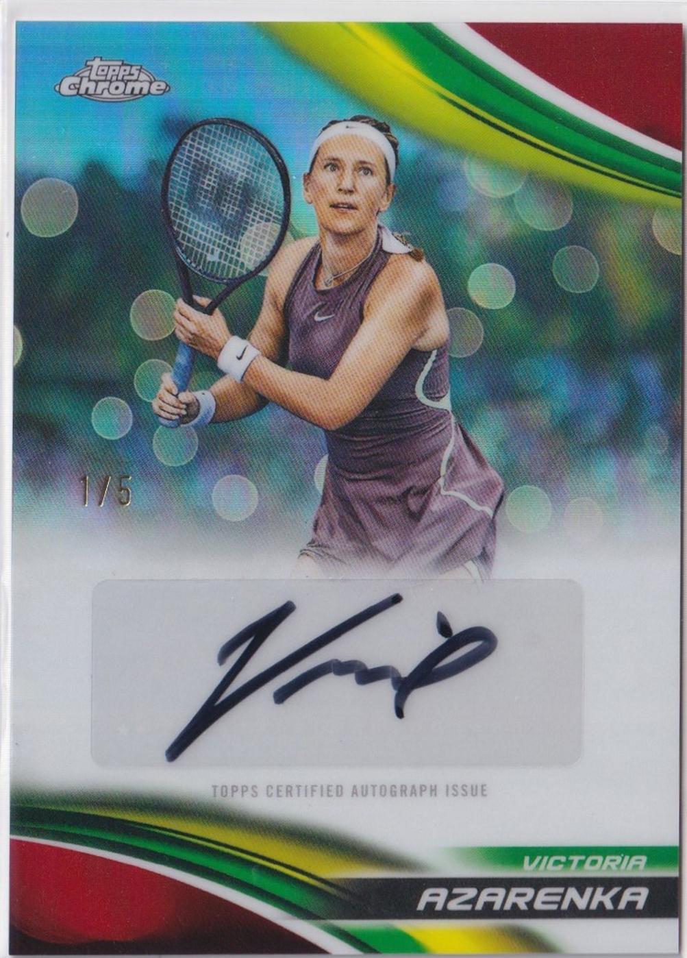 Victoria Azarenka [Red Refractor] #CA-VAA