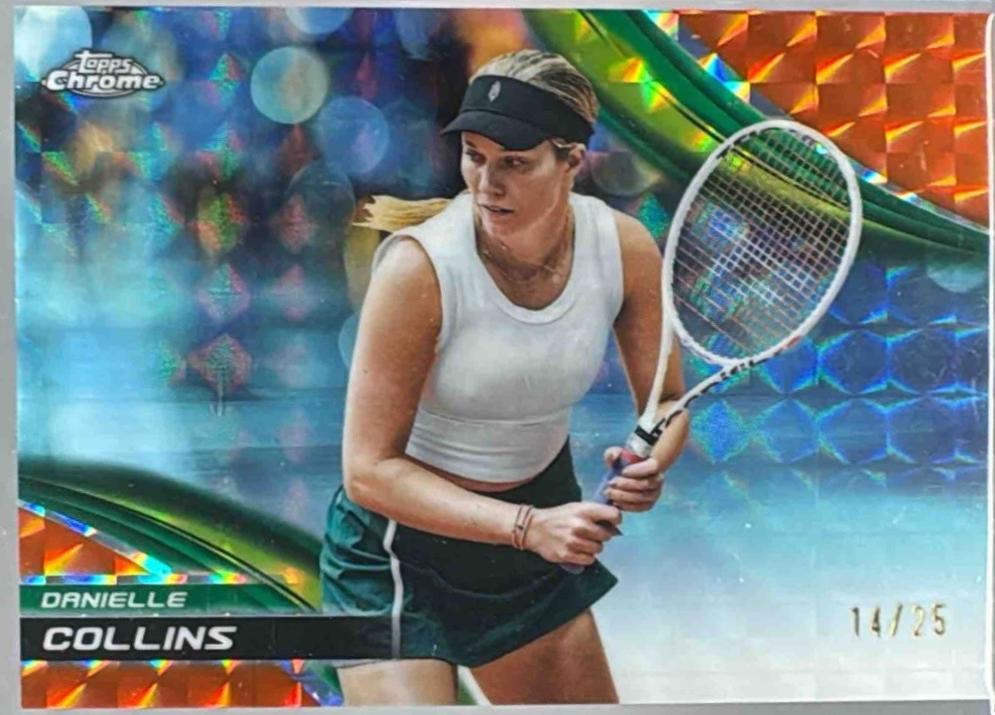 Danielle Collins [Orange Geometric Refractor] #15