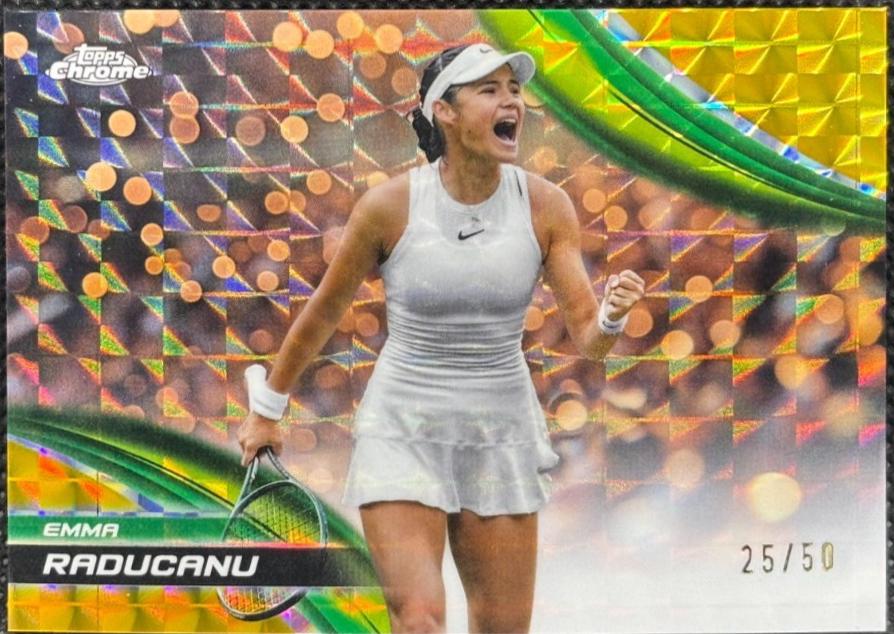 Emma Raducanu [Gold Geometric Refractor] #79