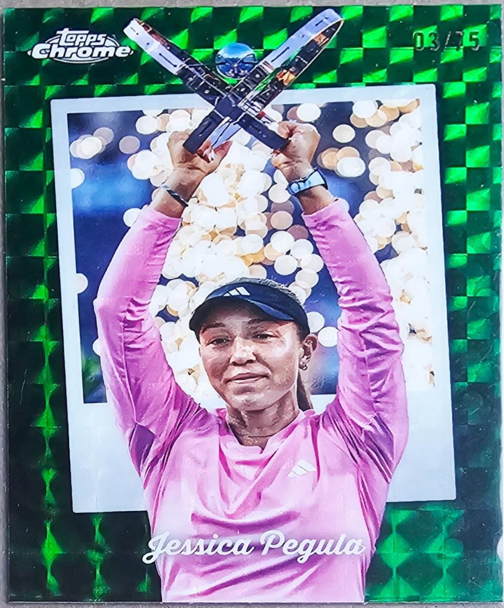 Jessica Pegula [Green Refractor] #2