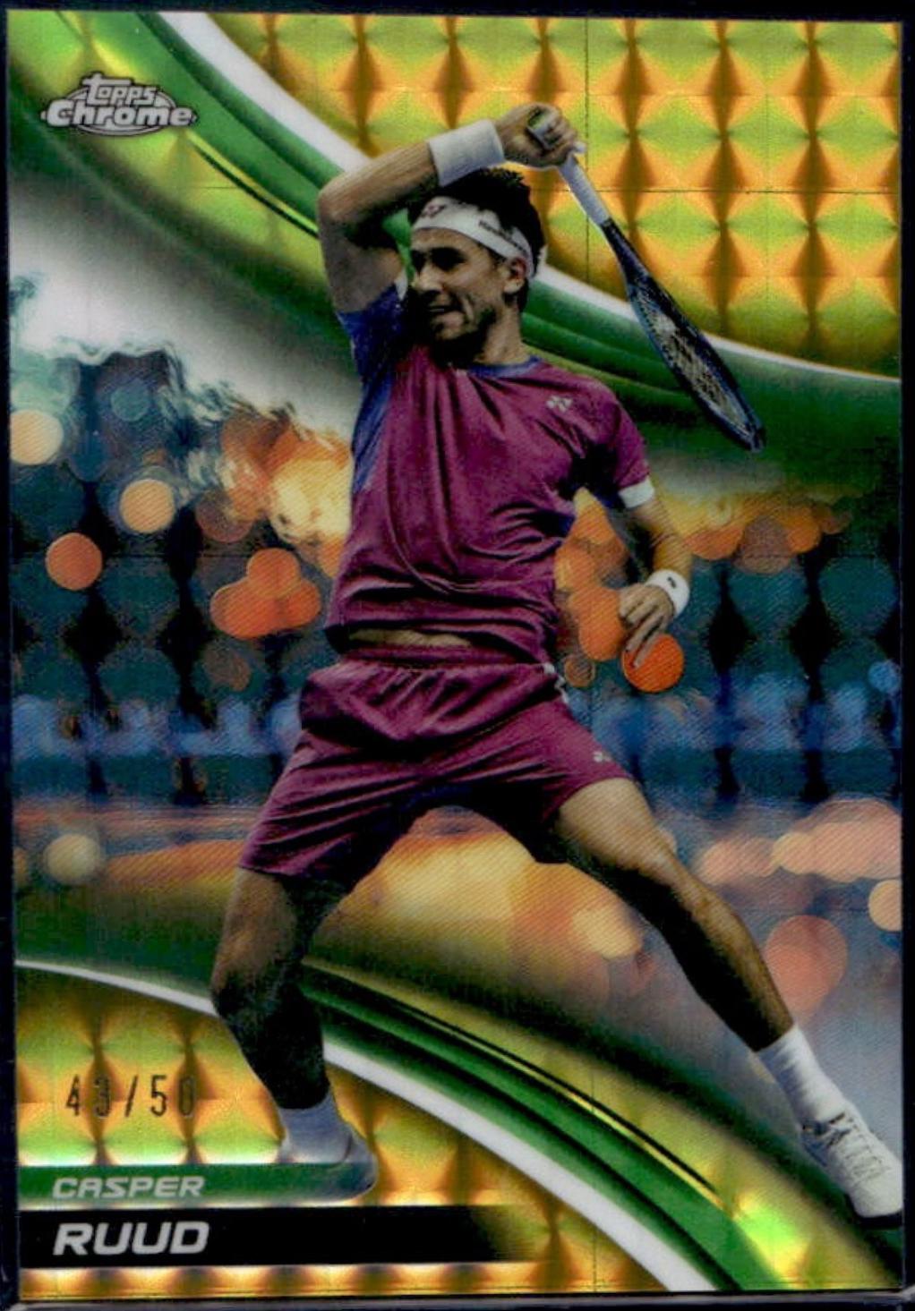 Casper Ruud [Gold Geometric Refractor] #9