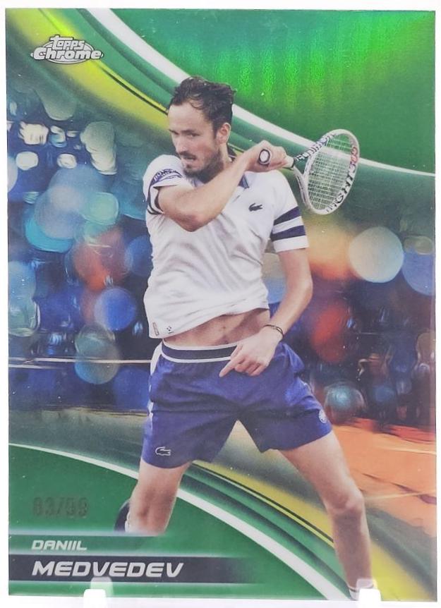 Daniil Medvedev [Green Refractor] #3