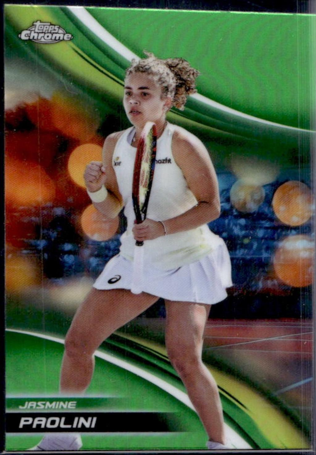 Jasmine Paolini [Lime Green Refractor] #6