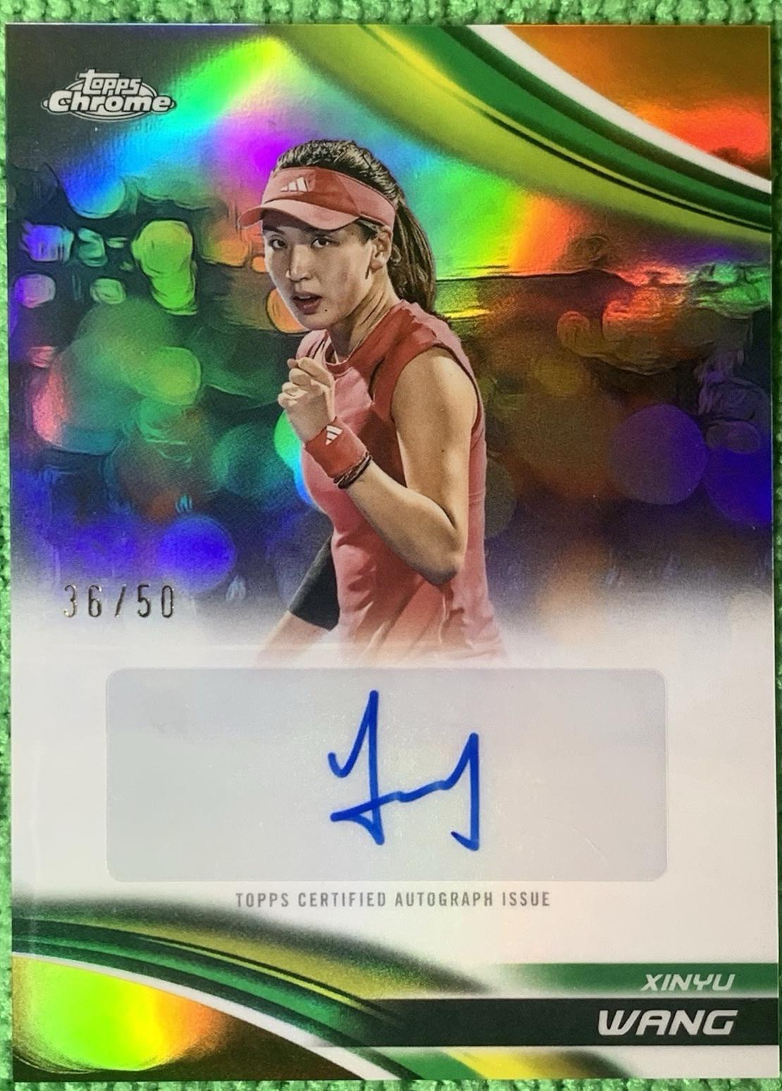 Xinyu Wang [Gold Refractor] #CA-XYW