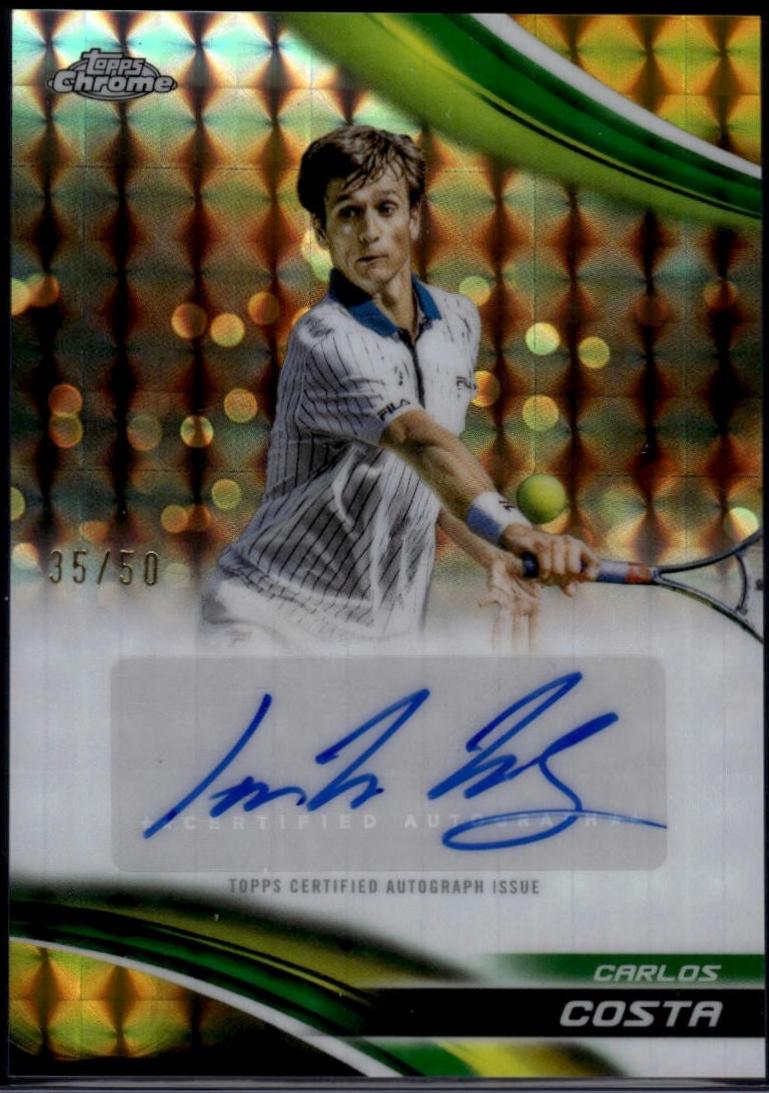 Carlos Costa [Gold Refractor] #CA-CCA