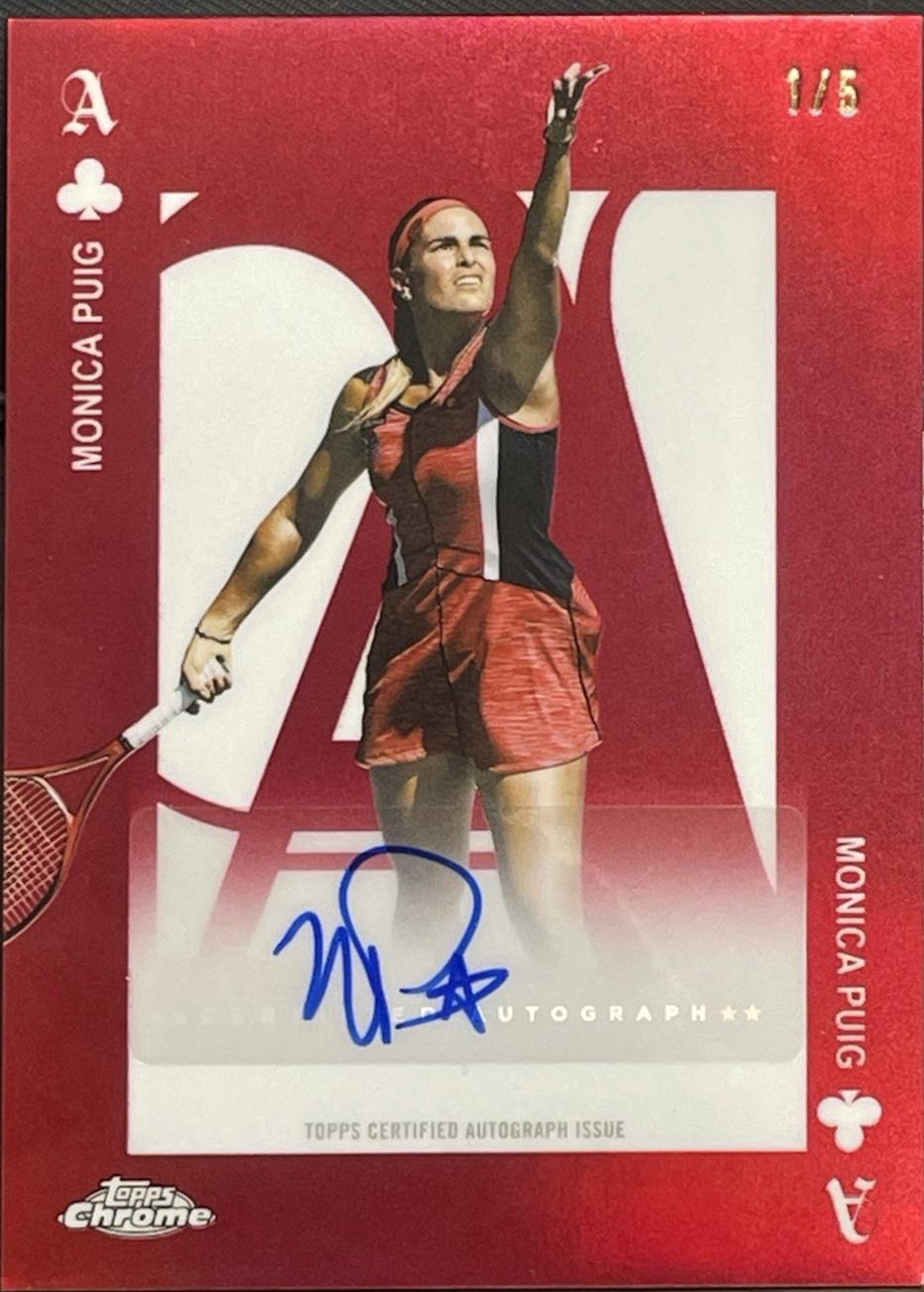 Monica Puig [Red Refractor] #AA-MP