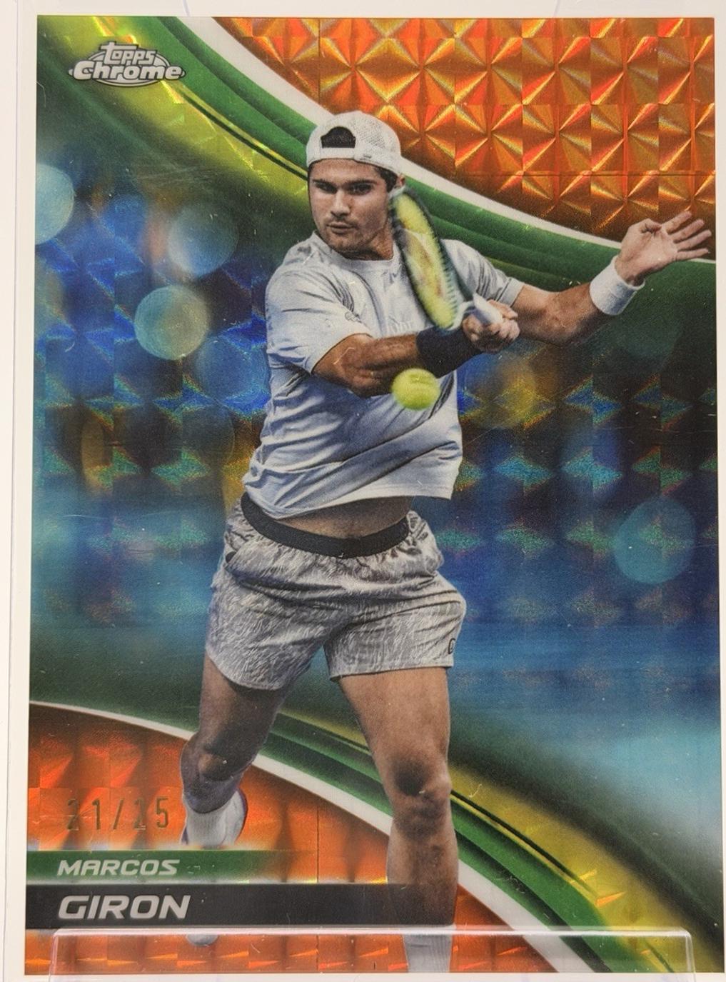 Marcos Giron [Orange Geometric Refractor] #70