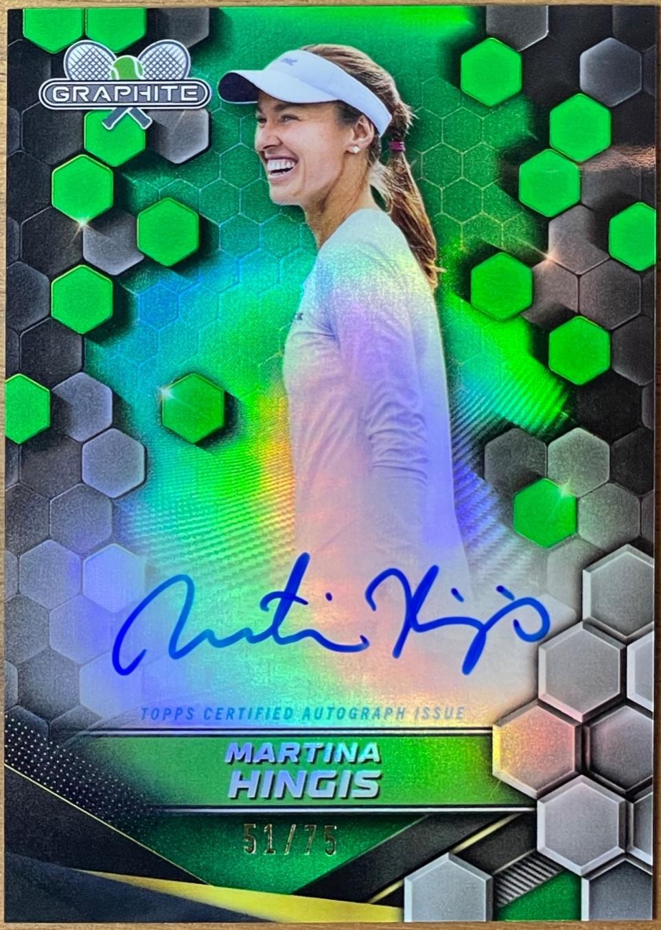 Martina Hingis [Green Refractor] #GS-MHS