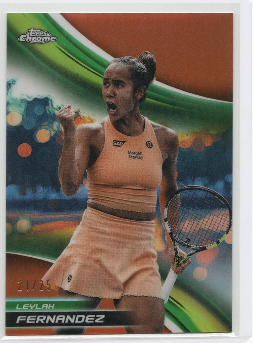Leylah Fernandez [Orange Refractor] #53