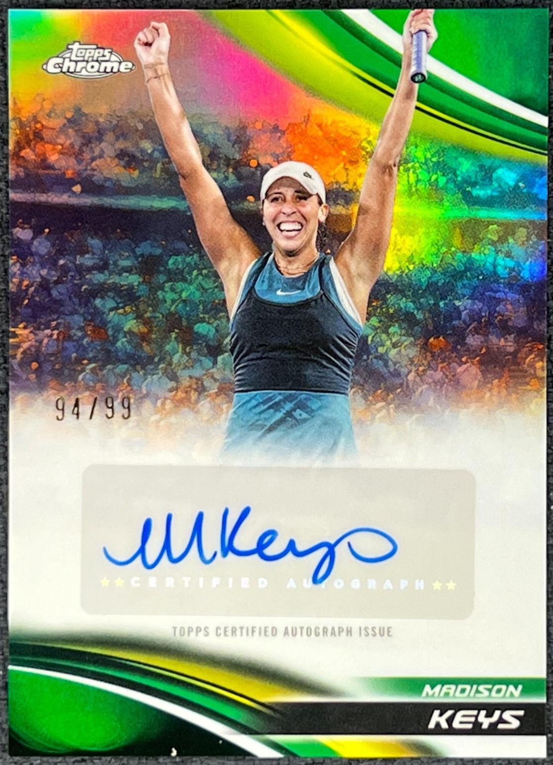Madison Keys [Green Refractor] #CA-MKS