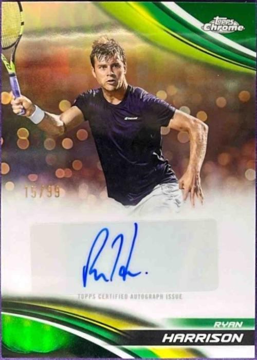 Ryan Harrison [Green Geometric Refractor] #CA-RHN