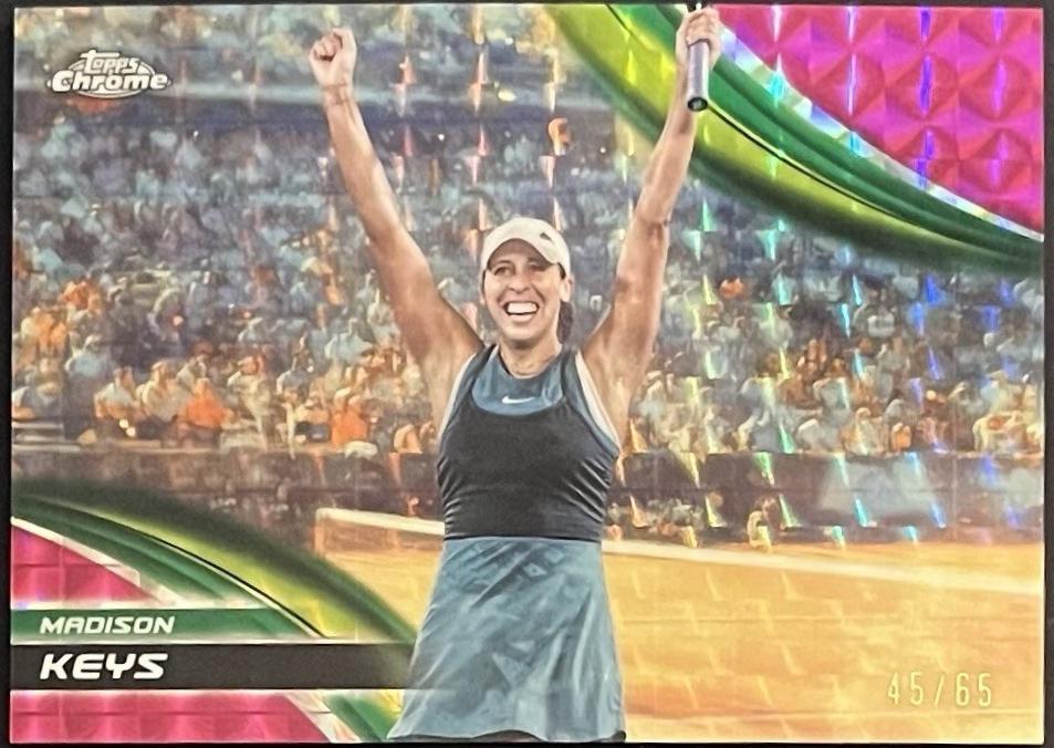 Madison Keys [Pink Geometric Refractor] #33